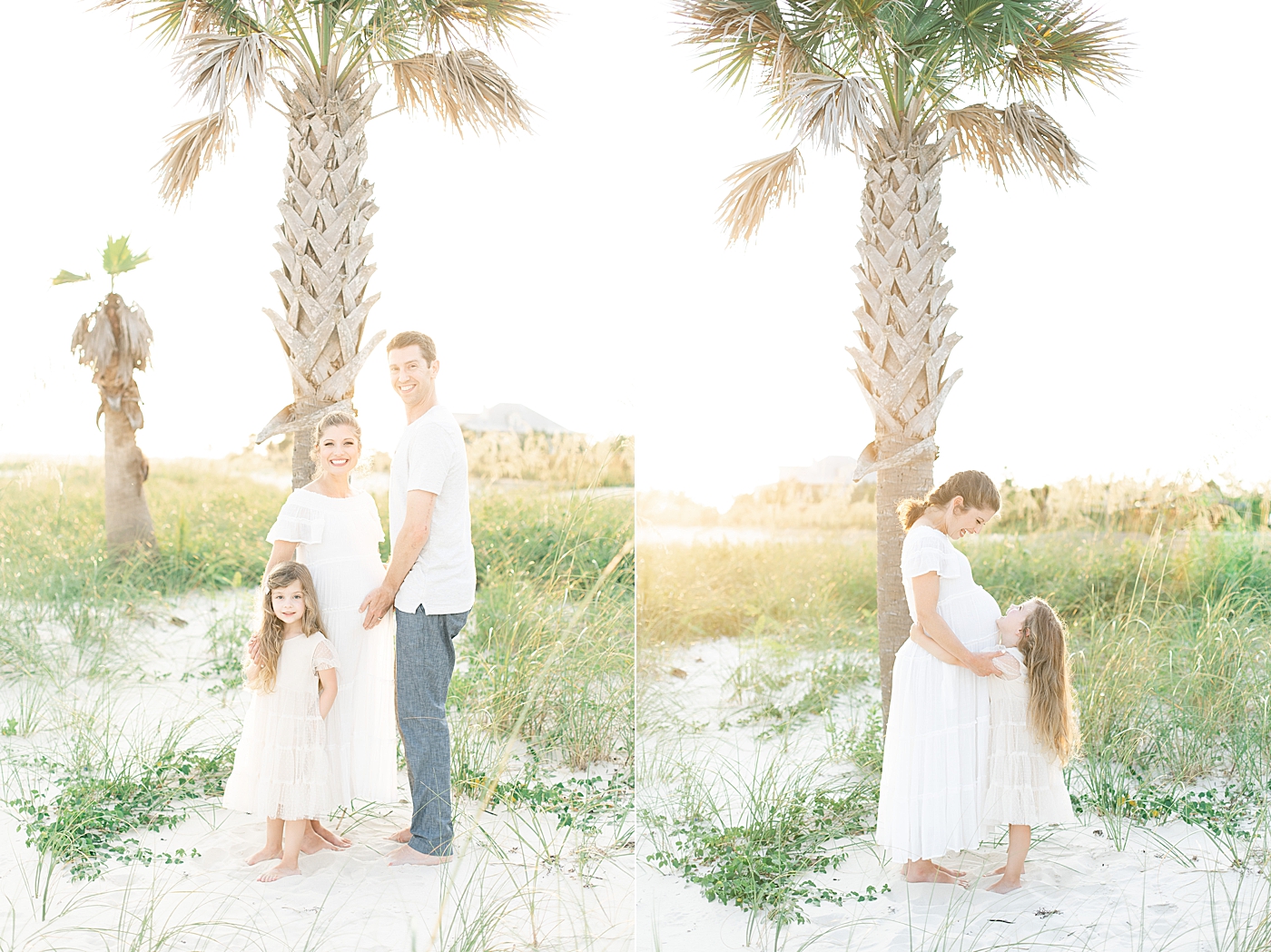Ocean Springs Maternity session with family. Photo by Little Sunshine Photography.