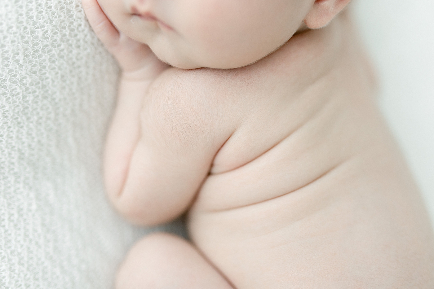 Baby details during newborn session. Photo by Little Sunshine Photography