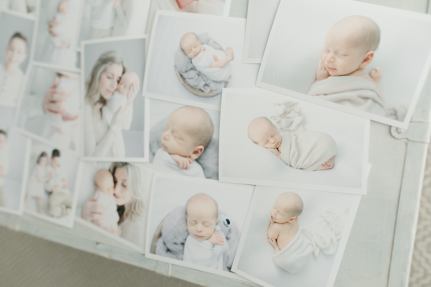 Client proof photos on a white background | Photo by Little Sunshine Photography