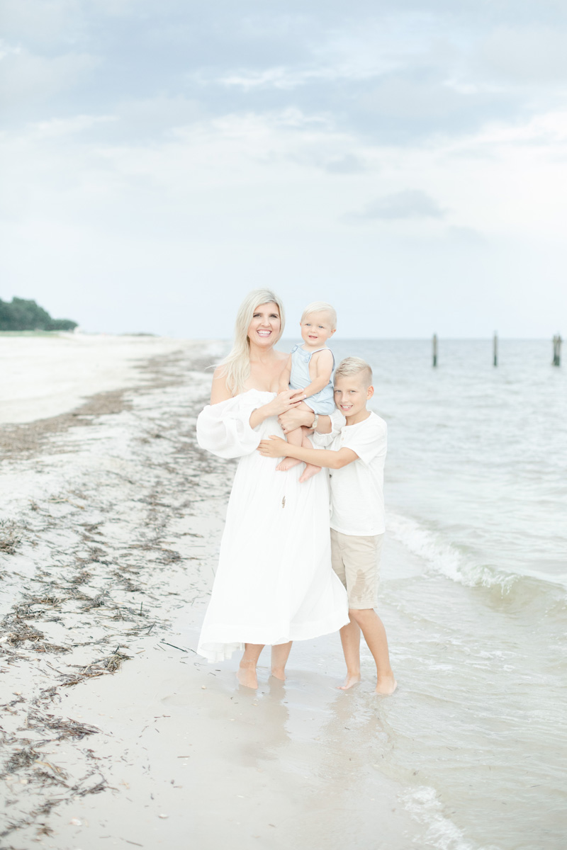 mom with sons photographer MS Gulf Coast